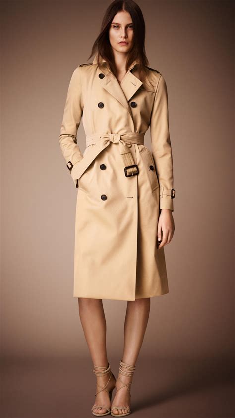 burberry kensington long honey|The Long Kensington Heritage Trench Coat in Honey.